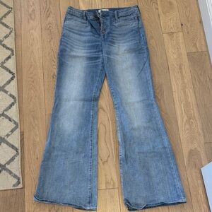 Madewell Light Blue Women's Flared Jeans